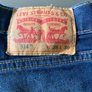 Levi 514’s 28x30